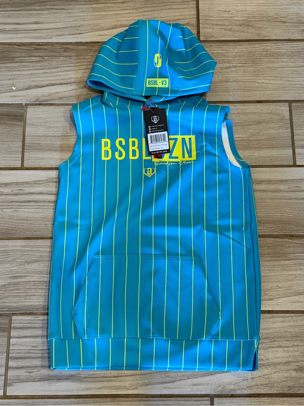 Baseball Lifestyle Sleeveless Hoodie